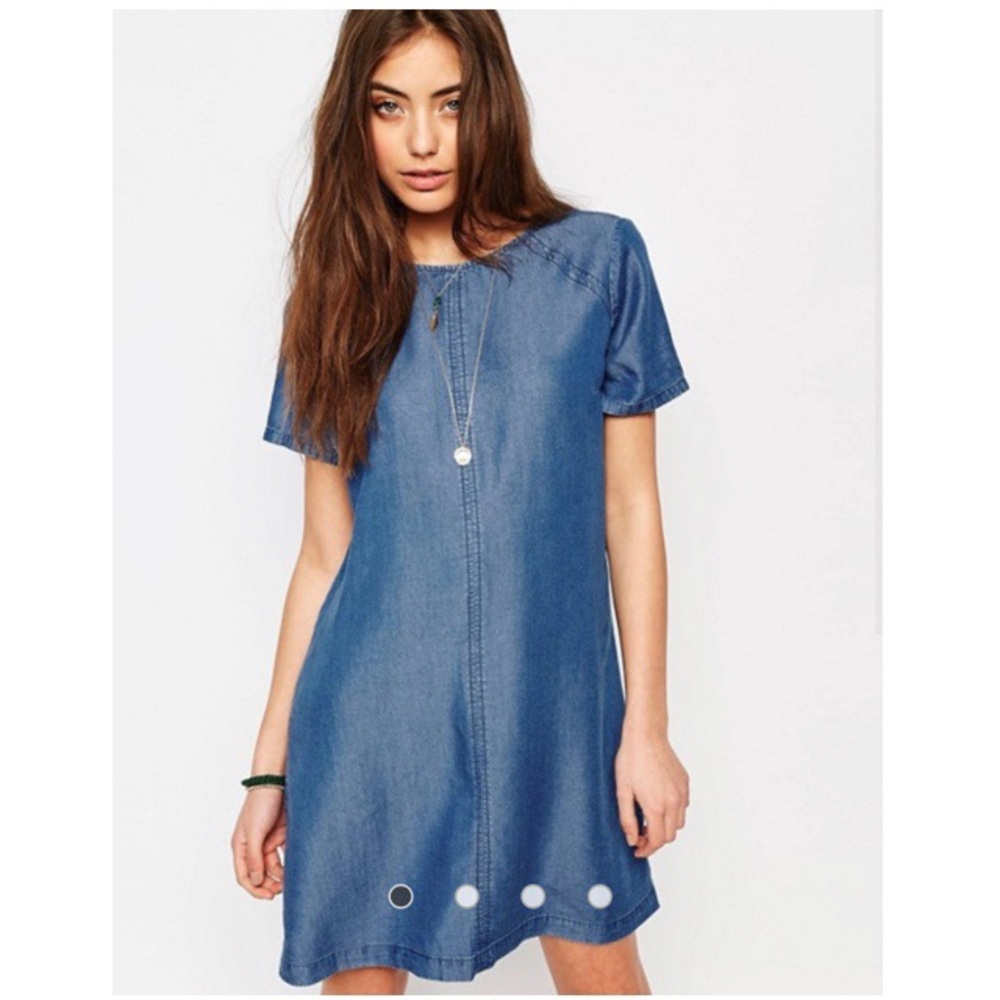 A&F stretch denim dress